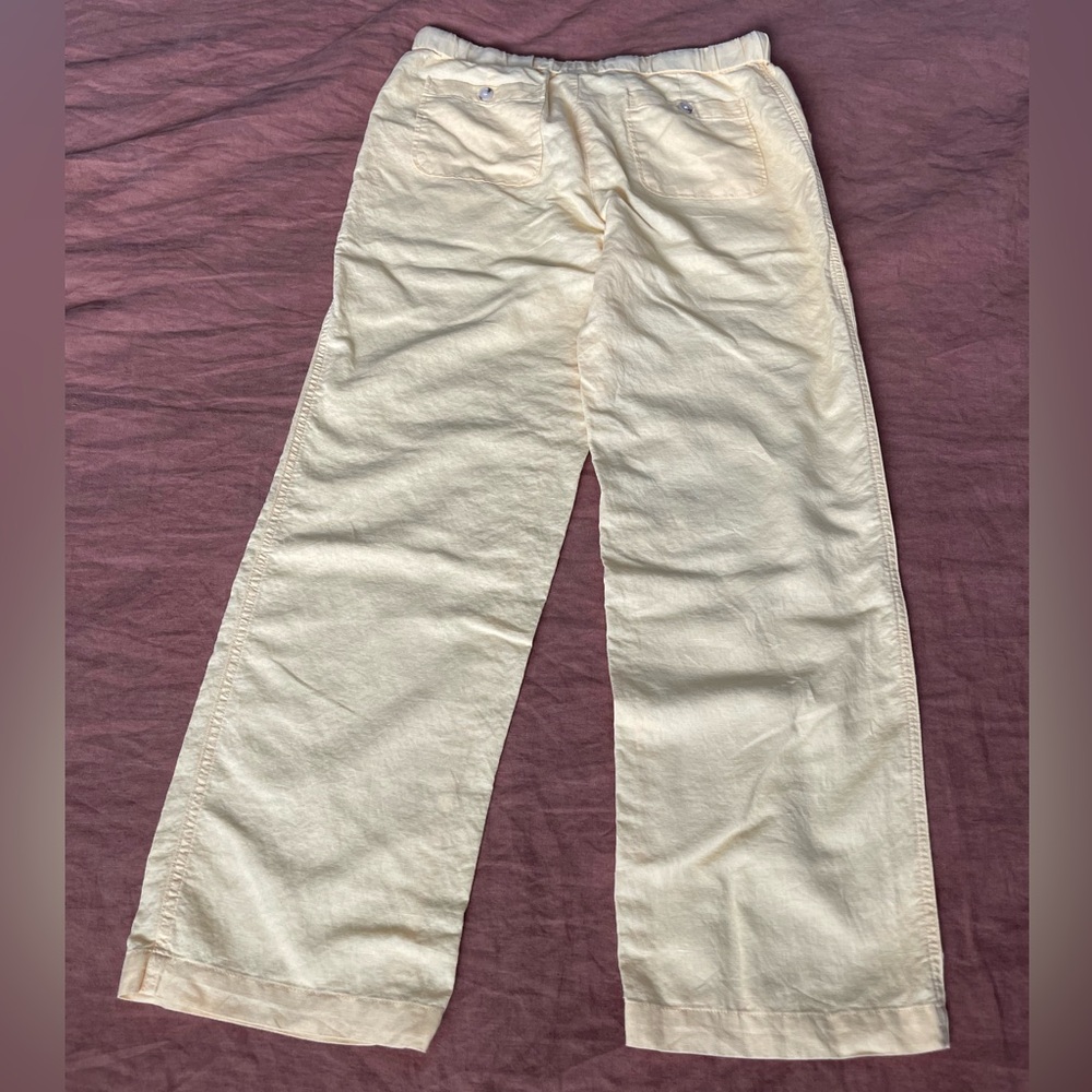 Liz Claiborne Light Tan Linen-Cotton Pants - Picture 10 of 10